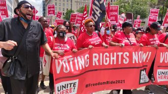 Mass D.C. rally speakers: Freedom Riders intensify voting rights drive