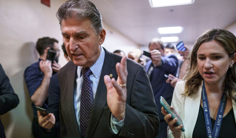 Manchin upending entire Democratic agenda