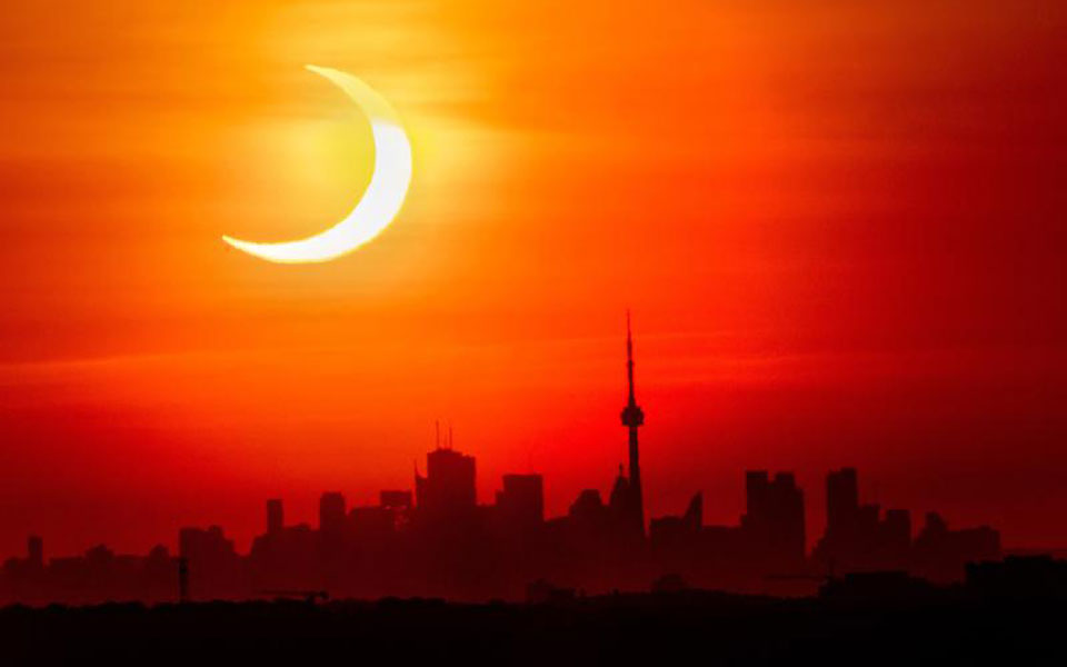 Sunrise special: Solar eclipse thrills world’s northern tier