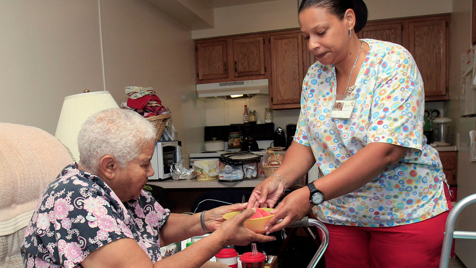 Home care workers hit the streets to demand living wages, respect