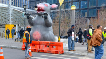 NLRB majority votes to keep Scabby The Rat alive
