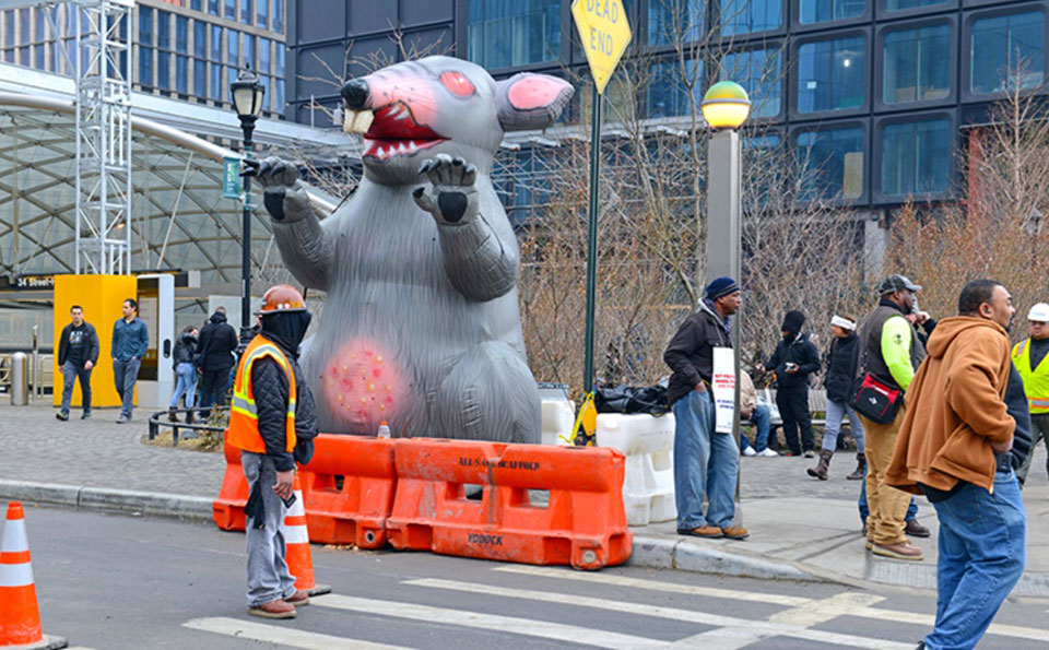 NLRB majority votes to keep Scabby The Rat alive