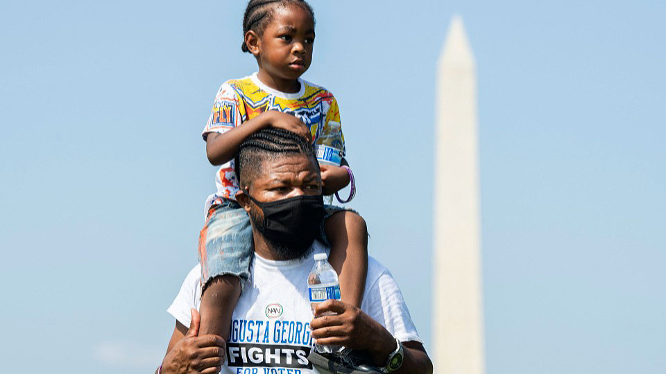 Masses march on D.C. for voting rights