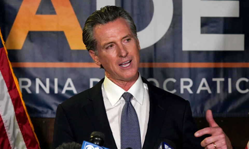 California unions cheer big Newsom win