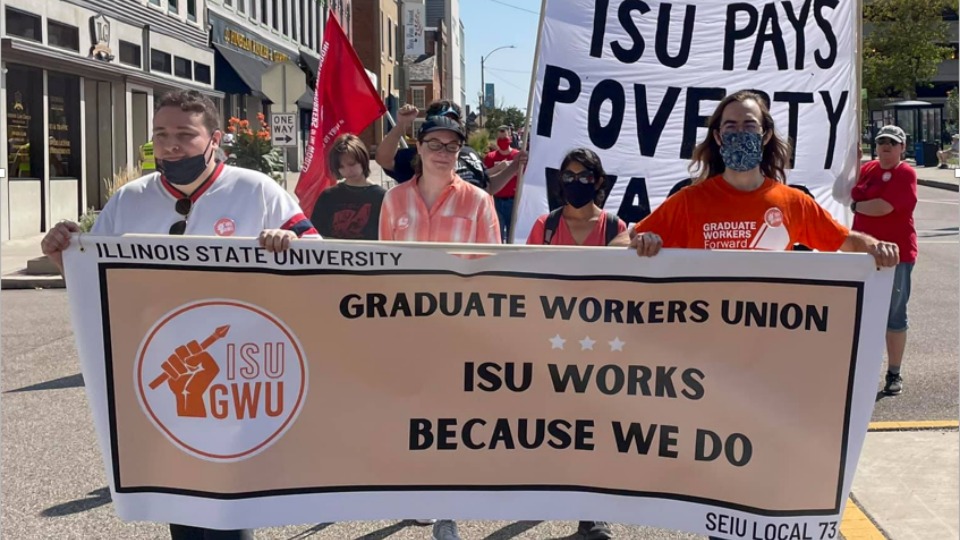 Graduate Workers Union fights on at Illinois State University