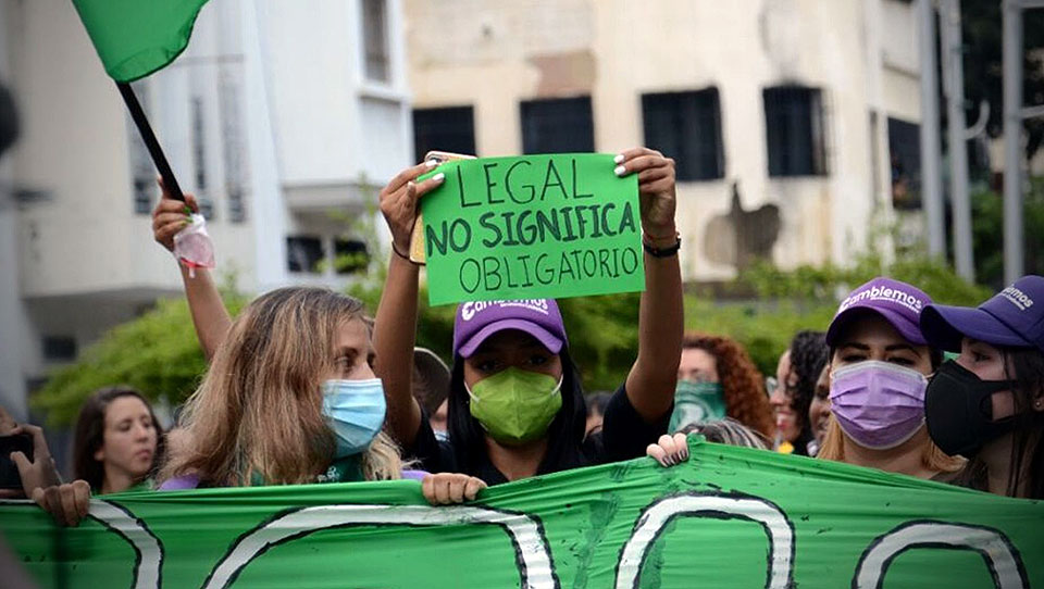 Cientos de mujeres marcharon exigiendo la despenalización y legalización del aborto en Venezuela
