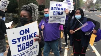 Connecticut group home workers strike Sunrise for wages, pensions, dignity
