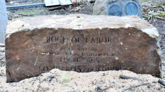 Kentucky ‘Rock of Labor’ memorial survives tornado, symbolizing workers’ resolve