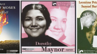 For African-American History Month: Three vocal CDs in review