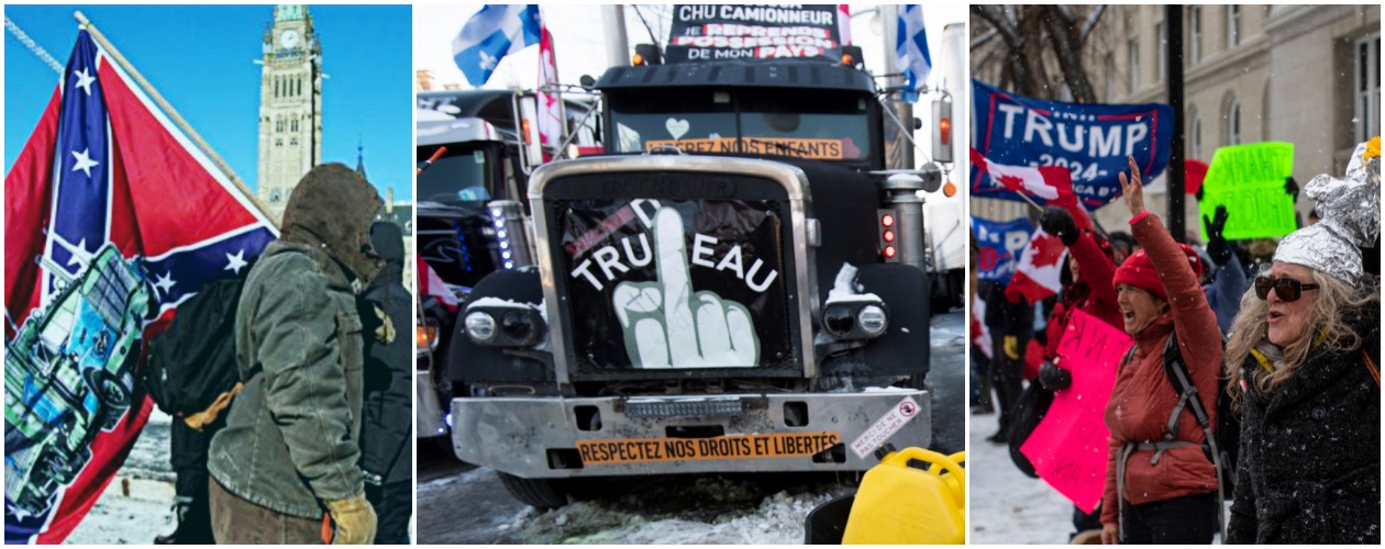 Canada convoy protest a truckload of anti-vax and white supremacist BS