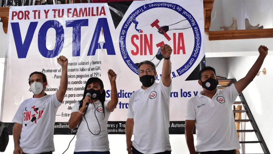 Landmark landslide win for independent union at big GM Mexico plant