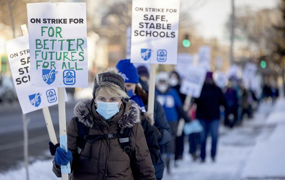 Large classes, low pay, force Minneapolis teachers to strike