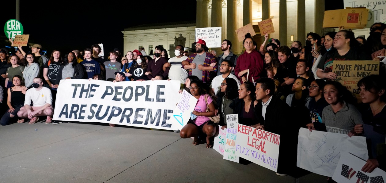 Supreme Court’s historic abortion rights reversal draws protests nationwide