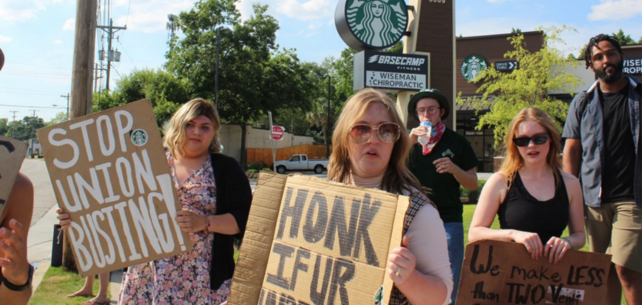 Starbucks workers win in S.C. as drive widens nationwide