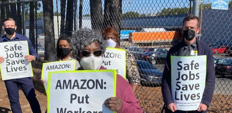 New grass-roots union forms to organize Amazon warehouse in N.C.