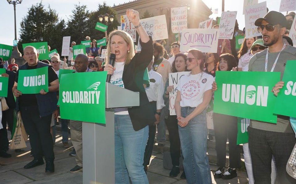 Anti-union Philadelphia Museum of Art bosses fire workers, eliminate pay—for years