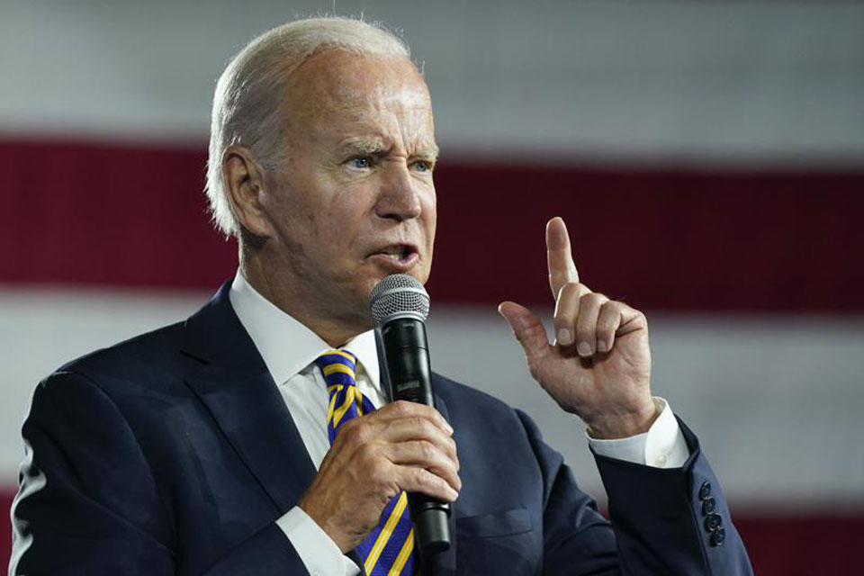 Biden touts rescue of workers’ pensions, GOP screeches ‘union bailout’