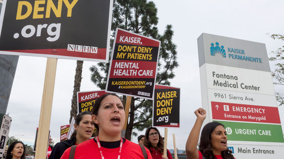 Kaiser Permanente mental health clinicians say California patients still being denied timely care