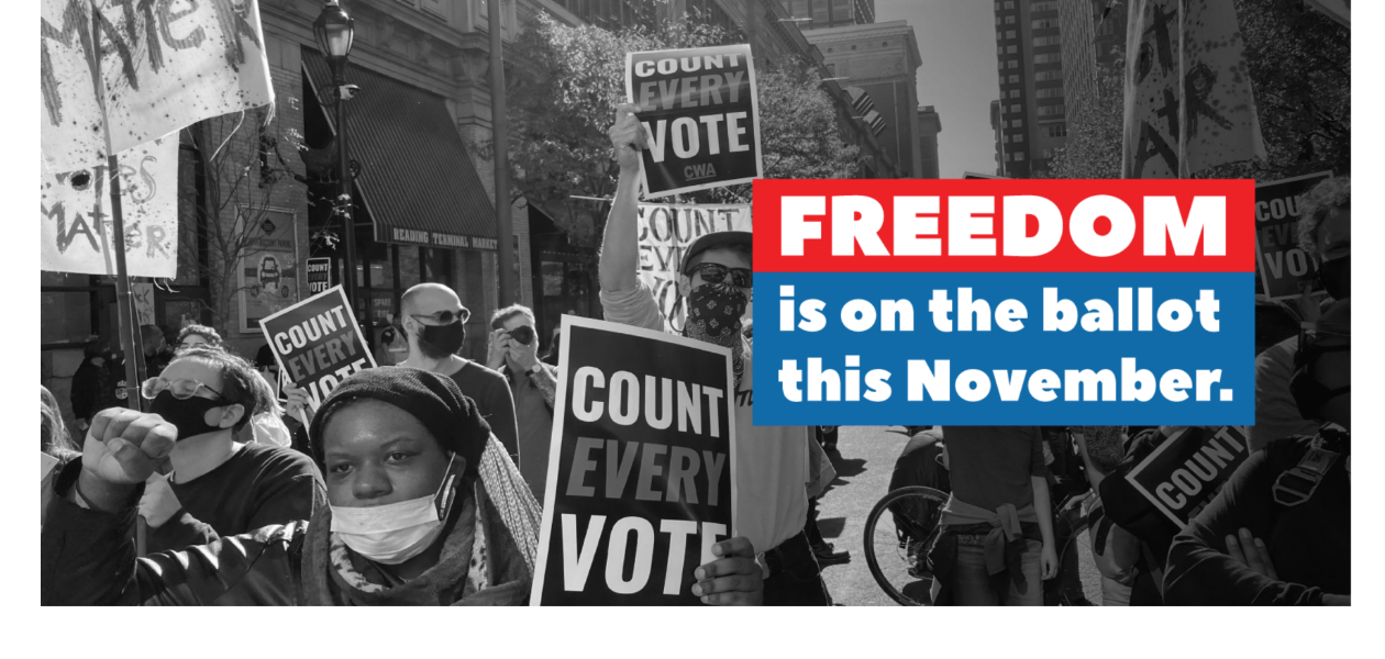 AFL-CIO: Freedom is on the ballot this November!