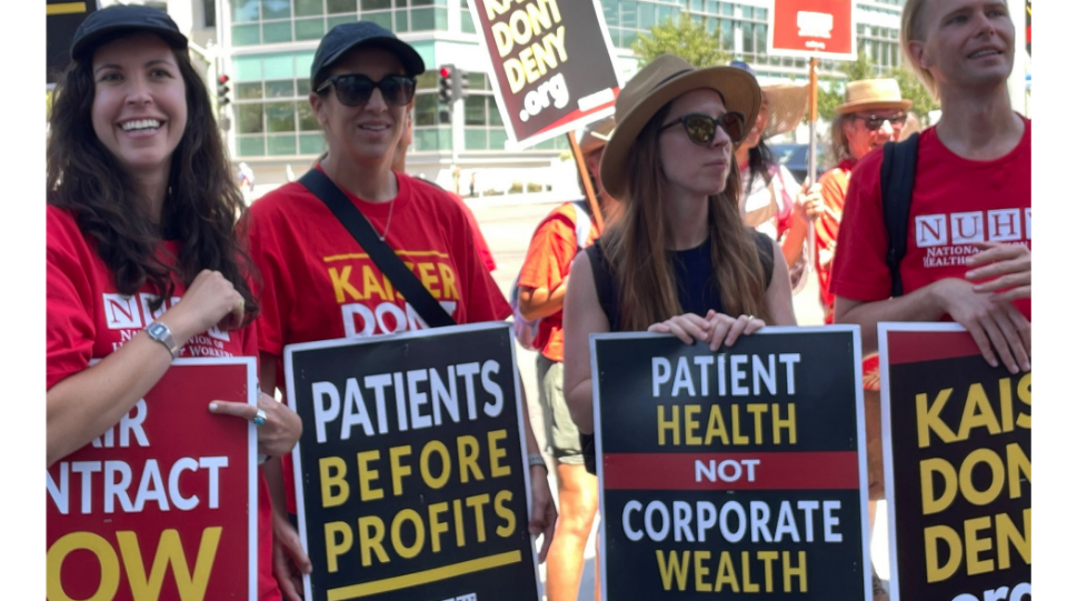 Kaiser mental health clinicians in California strike for better patient service