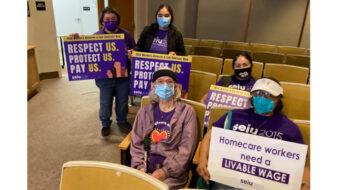 Rural California caregivers fight for fair contract