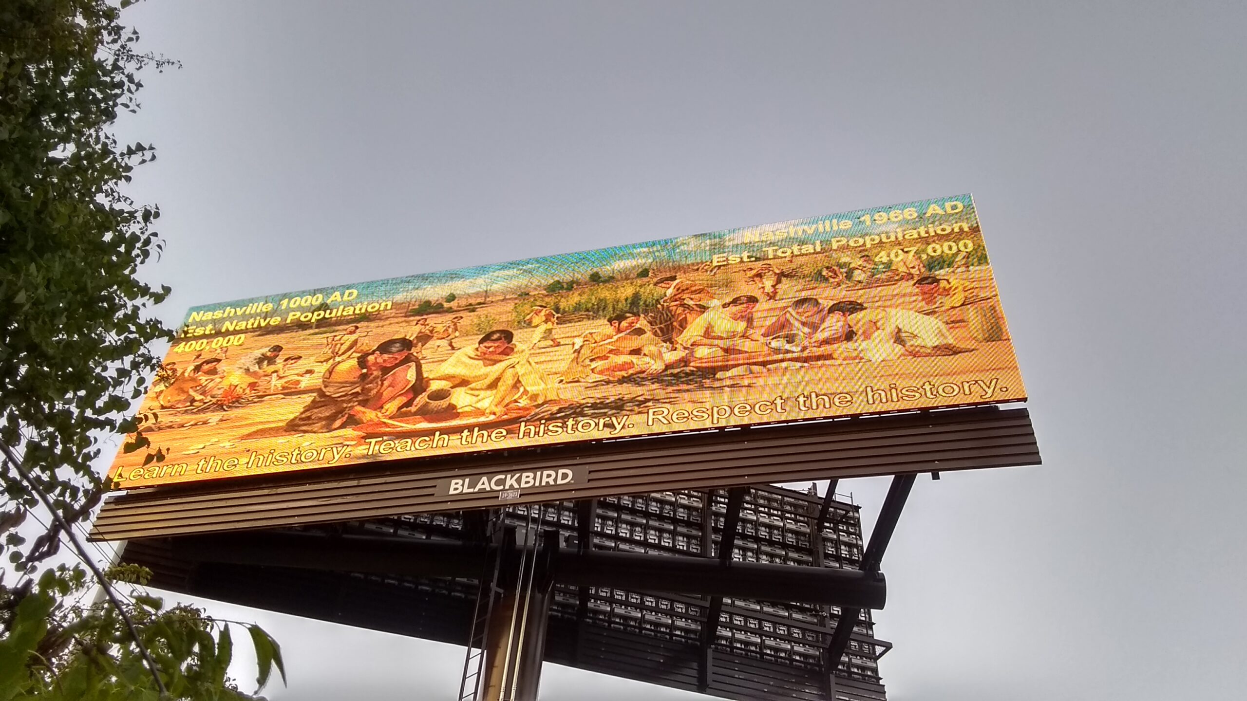 Nashville’s Interstate 65 becomes a billboard gallery of ancient