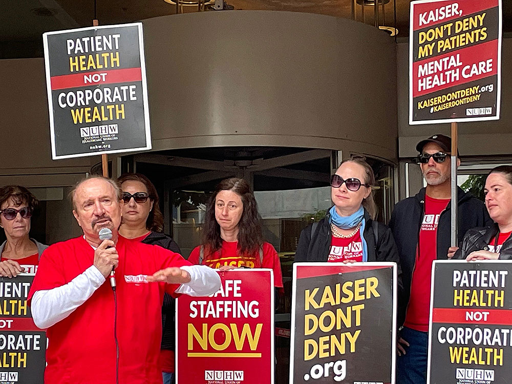Kaiser mental health clinicians’ strike now in third month, Sacramento