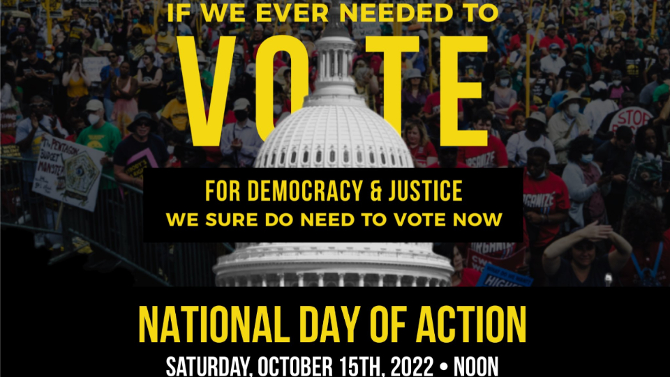 Poor People’s Campaign marches to save democracy and voting rights this weekend