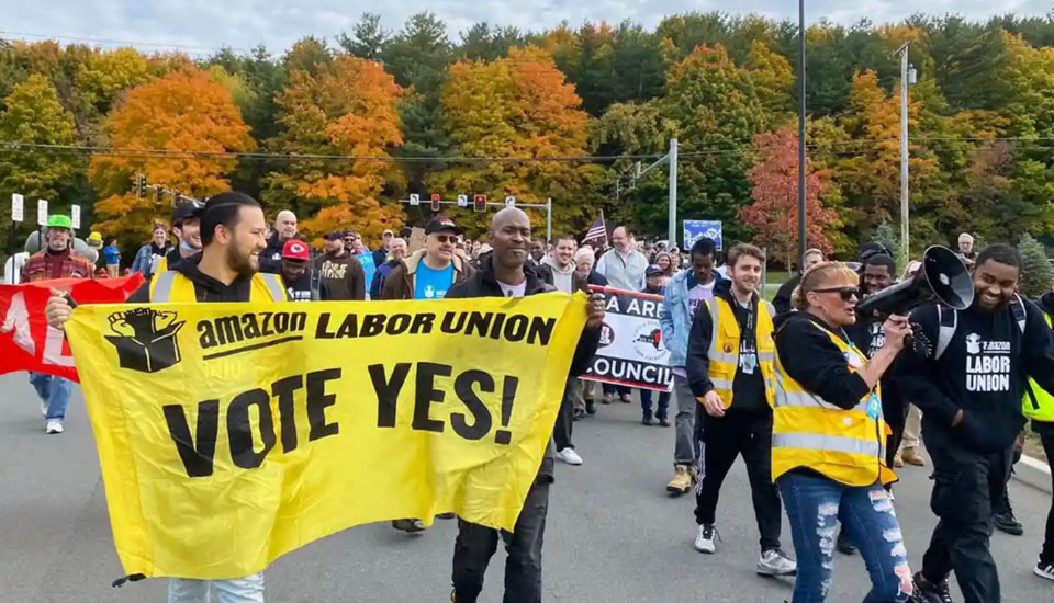 Amazon Labor Union vows to fight on at Albany warehouse