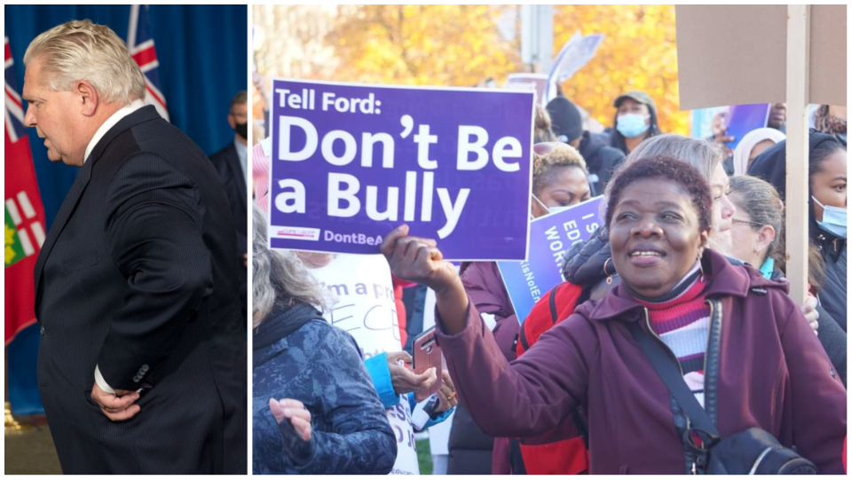 55,000 workers are forcing Ontario's right-wing premier to back down on Ford's anti-strike law