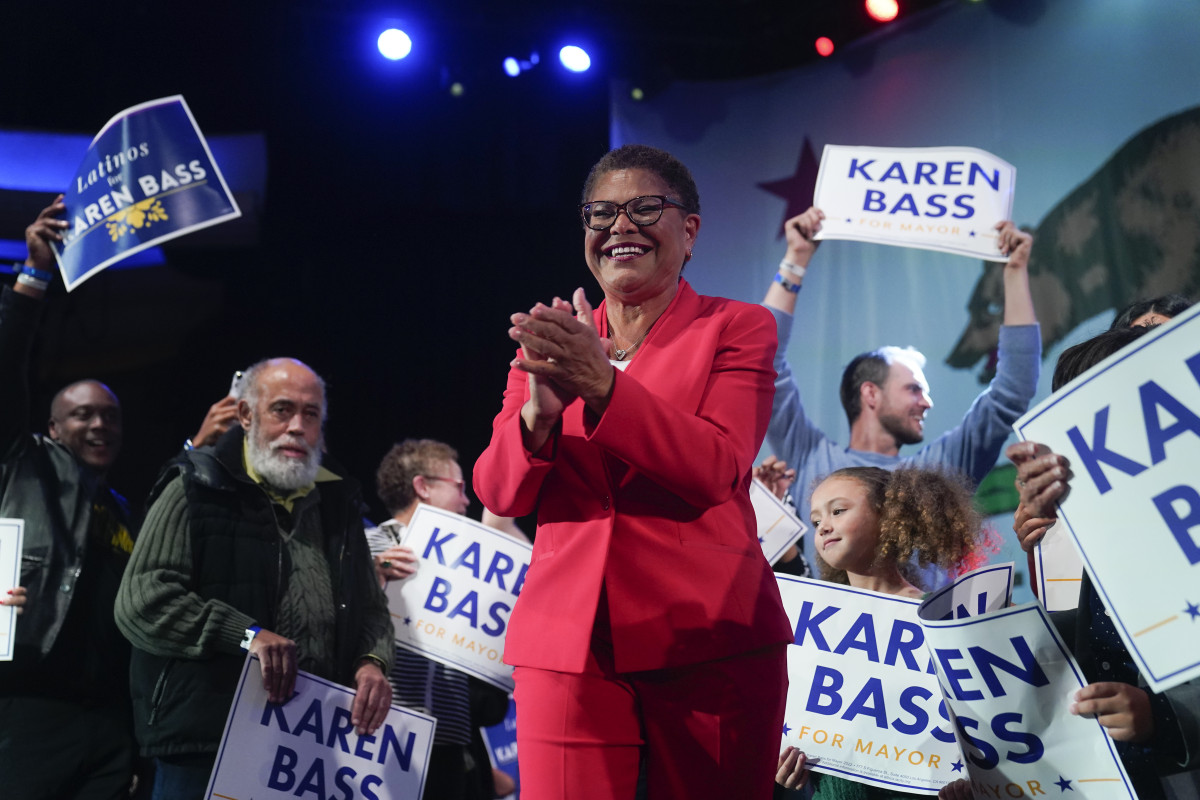 Karen Bass makes history despite being outspent by billionaire Caruso 11 to 1
