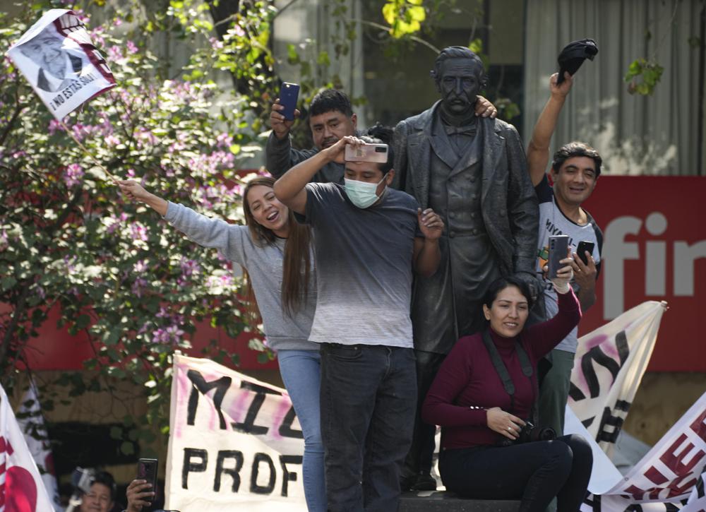 Mexico’s Left takes to the streets, celebrates achievements