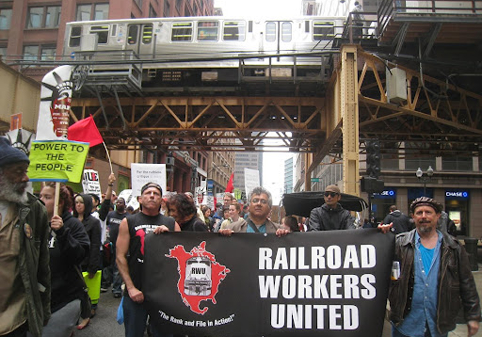 Rail unions protest Biden’s move to have Congress impose new pact