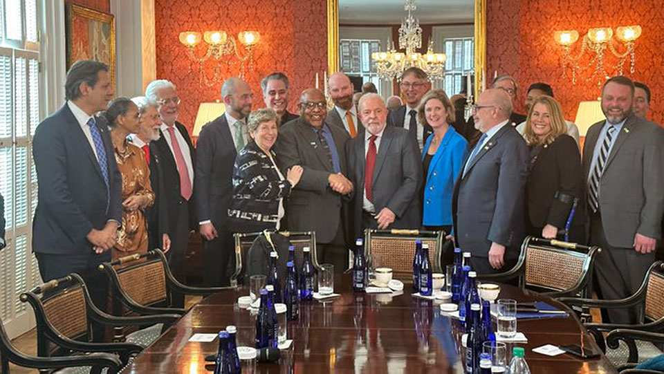 Brazil’s Lula includes AFL-CIO union leadership in his state visit