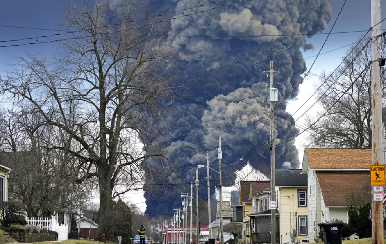 The story behind the fiery Ohio train wreck worsens by the day