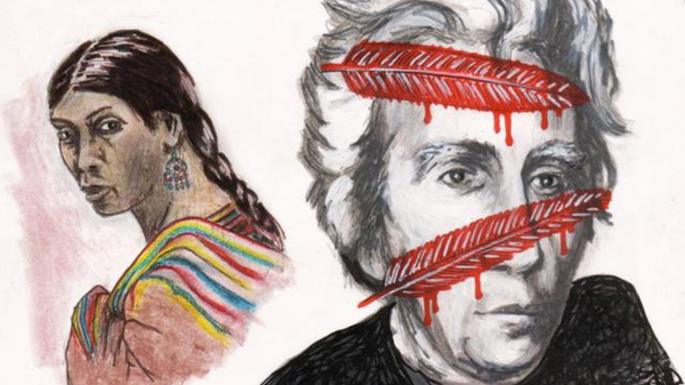 Indigenous gather to protest birthday party for genocidal U.S. President Andrew Jackson