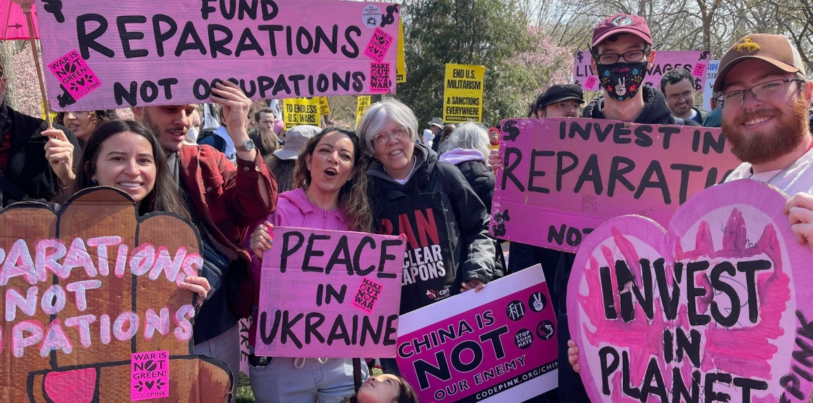 Protesters rally in Washington against U.S. support for war – People's World