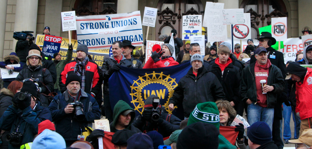 Michigan makes history, first state to repeal Right-to-Work (for less) in 60 years