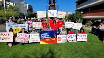 Arizona University workers denounce tuition increases