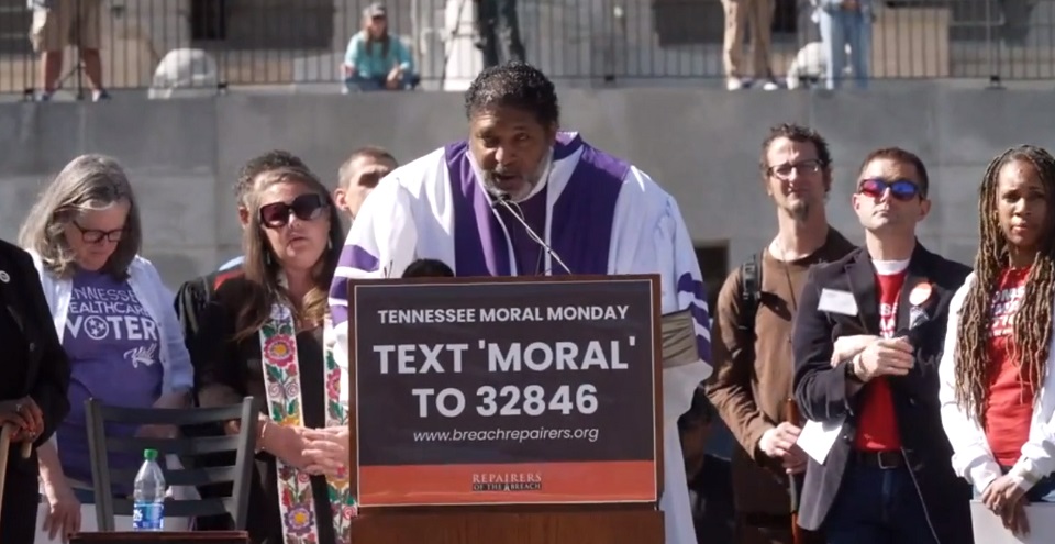 Carrying coffins honoring the dead, Poor People’s Campaign marches in Tennessee