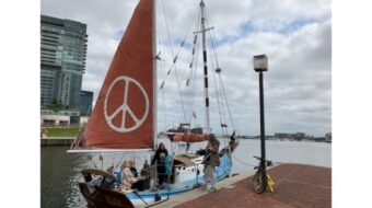 Golden Rule Peace Boat visits Baltimore, bringing message of nuclear disarmament