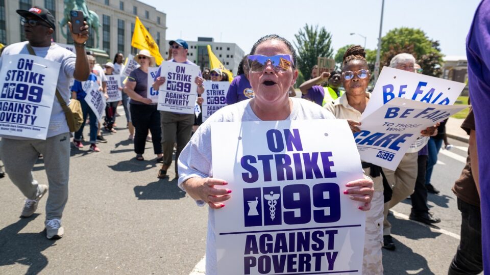 Connecticut caregivers strike attracts national support to end poverty wages