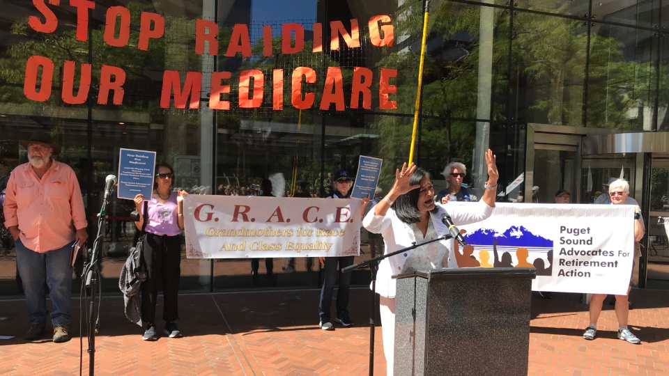 Seattle crowd: ‘Medicare for All! Everybody in, nobody out!’