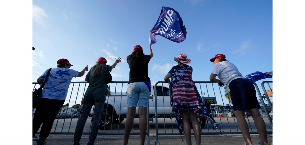 Trump gives up trying to muster supportive crowds for his indictments