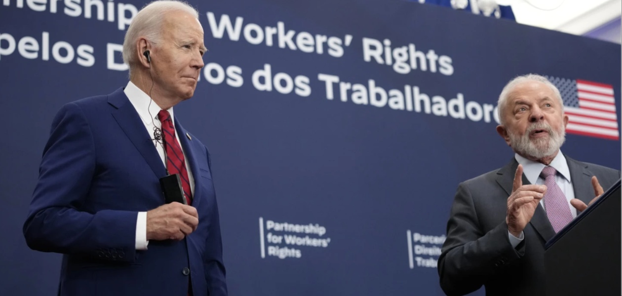 Biden, Brazil’s Lula unveil joint deal to promote workers’ rights