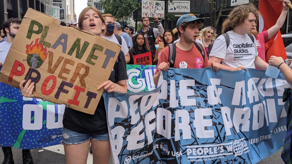 75,000 march on the United Nations to demand action against global warming