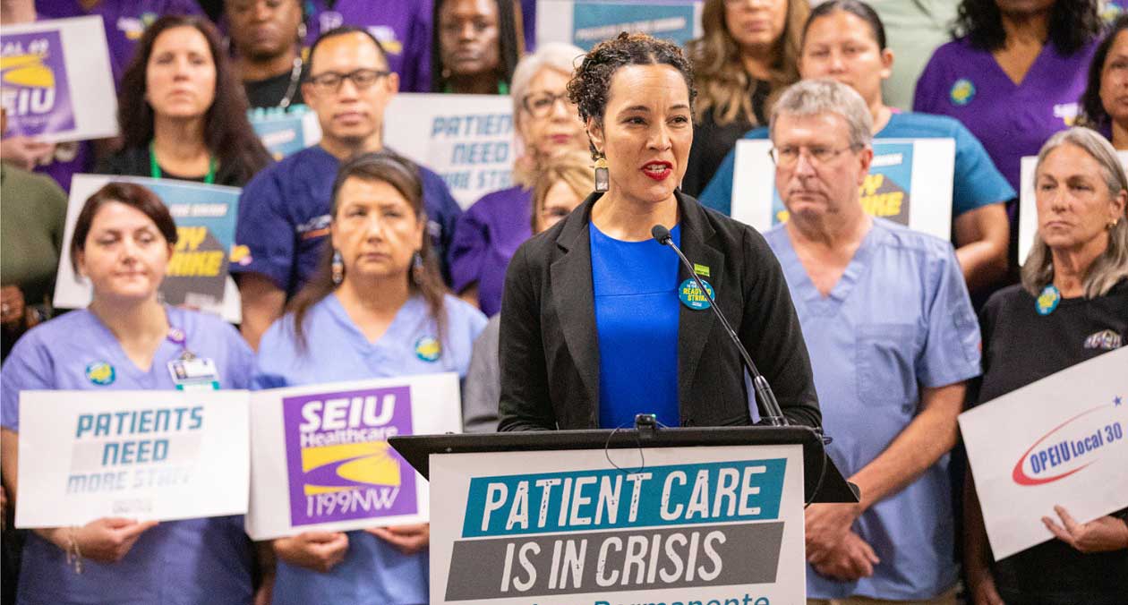 U.S. labor upsurge grows as 75,000 healthcare workers plan strike