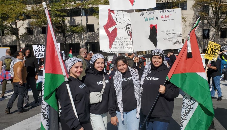 Youth a huge component of D.C. march for a ceasefire in Gaza