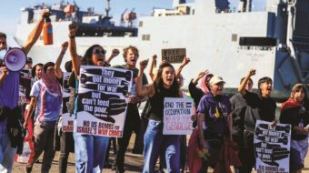Oakland activists blockade port, delaying U.S. weapons cargo bound for Israel