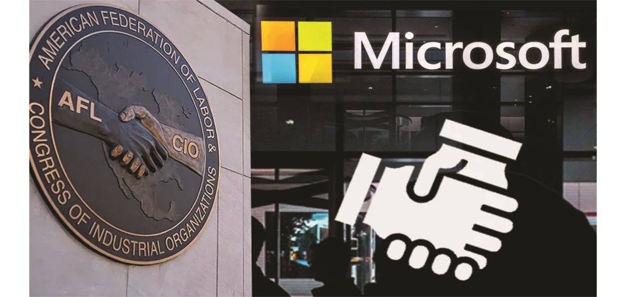 Early victory on the AI front: AFL-CIO signs pact with Microsoft
